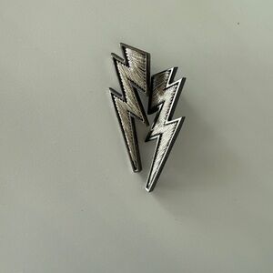 Mignonne Gavigan Lightning Bolt Earrings, Silver